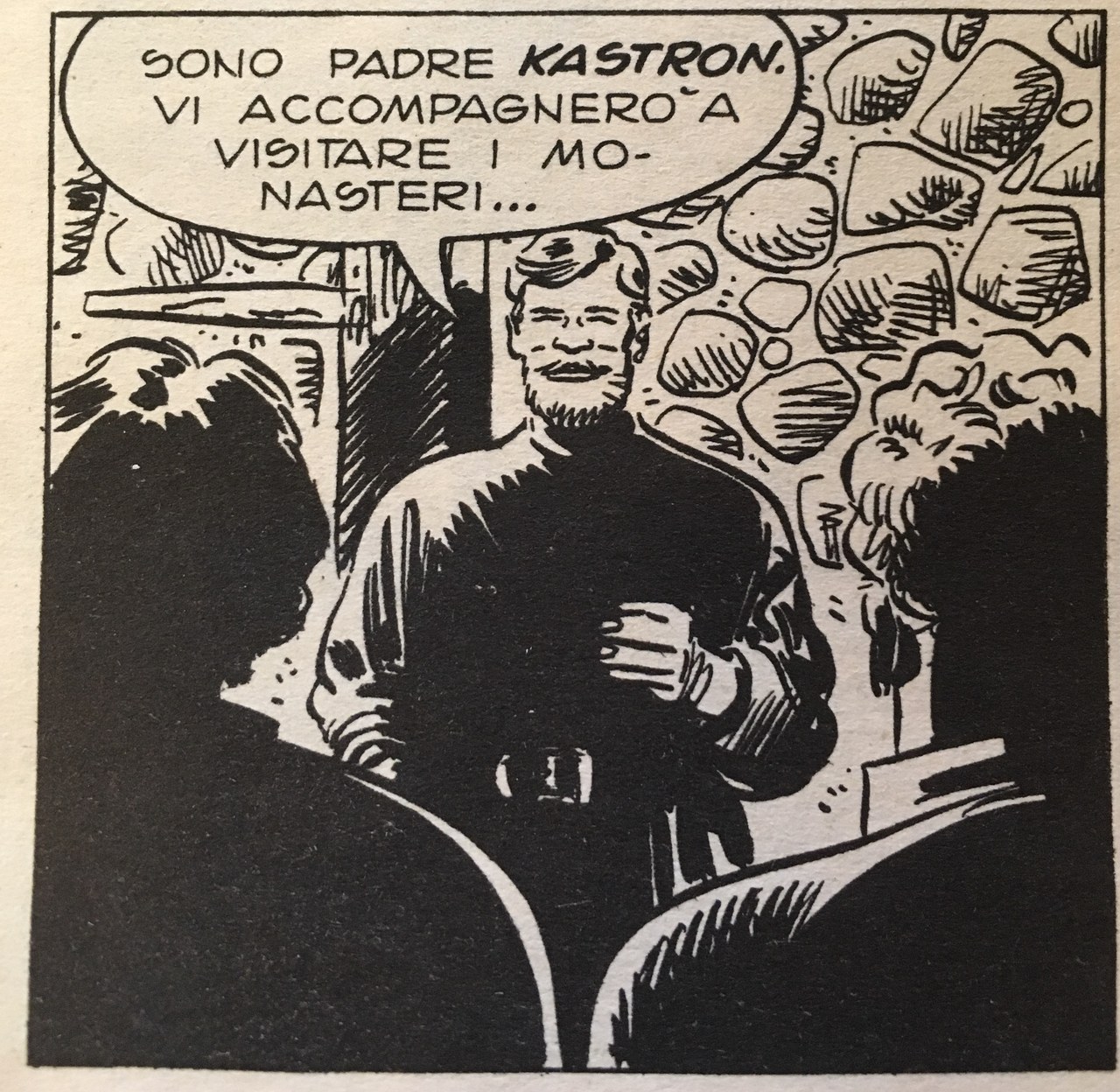 Padre Kastron, rappresentazione di Castelli Padre Kastron, rappresentazione di Castelli