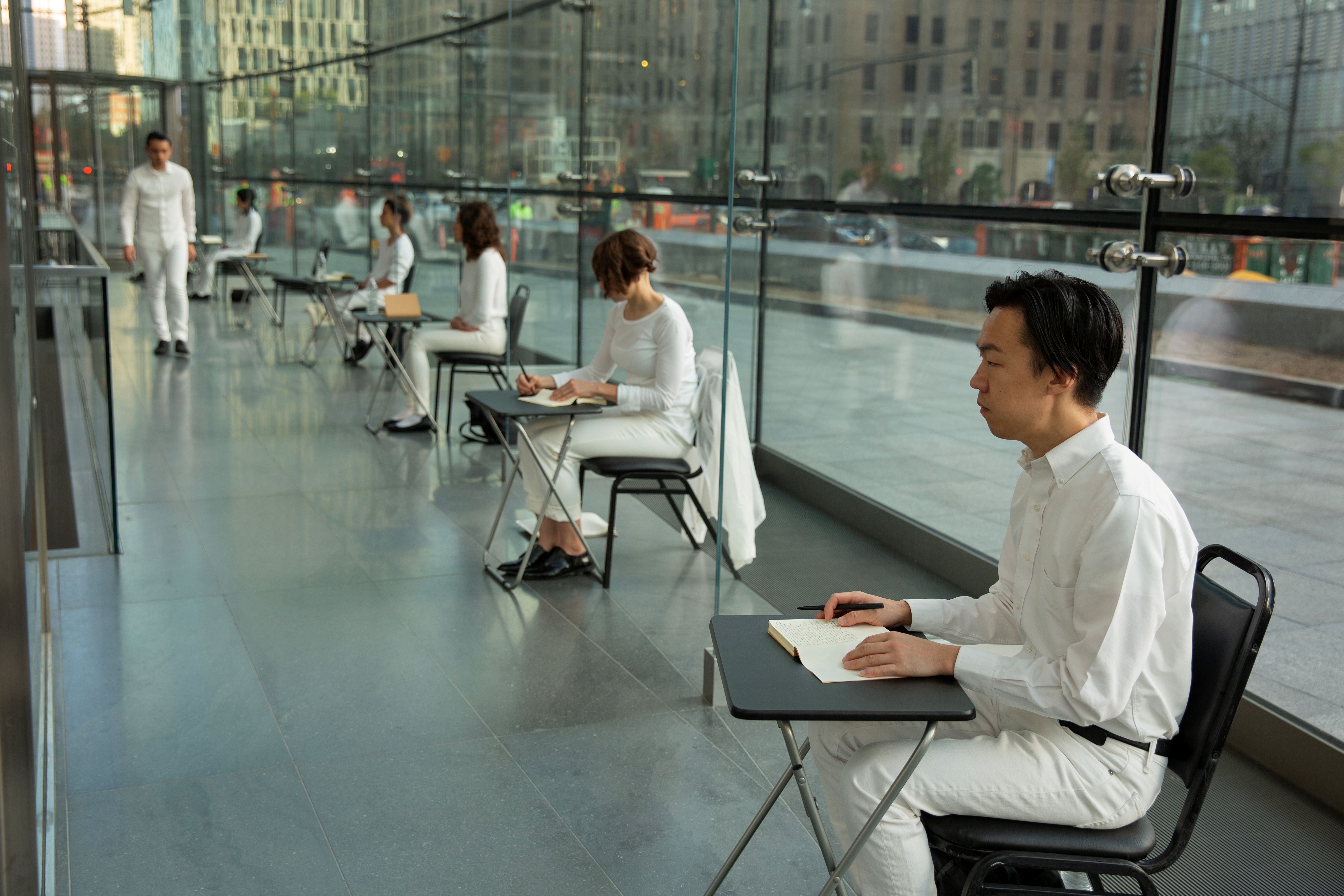 Ernesto Pujol, Nine to Five (curated by Micaela Martegany), More Art, Brookfield Place, New York, 2015. Photo © Nisa Ojalvo 2015