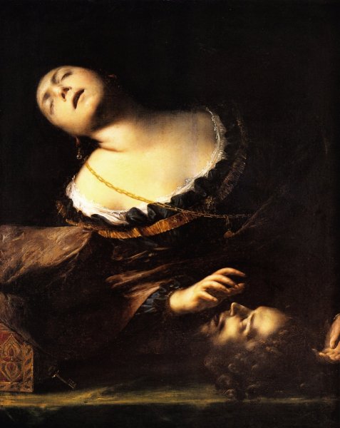 Francesco Cairo, Erodiade con la testa del Battista, olio su tela, 1633-35c. Francesco Cairo, Erodiade con la testa del Battista, olio su tela, 1633-35c.