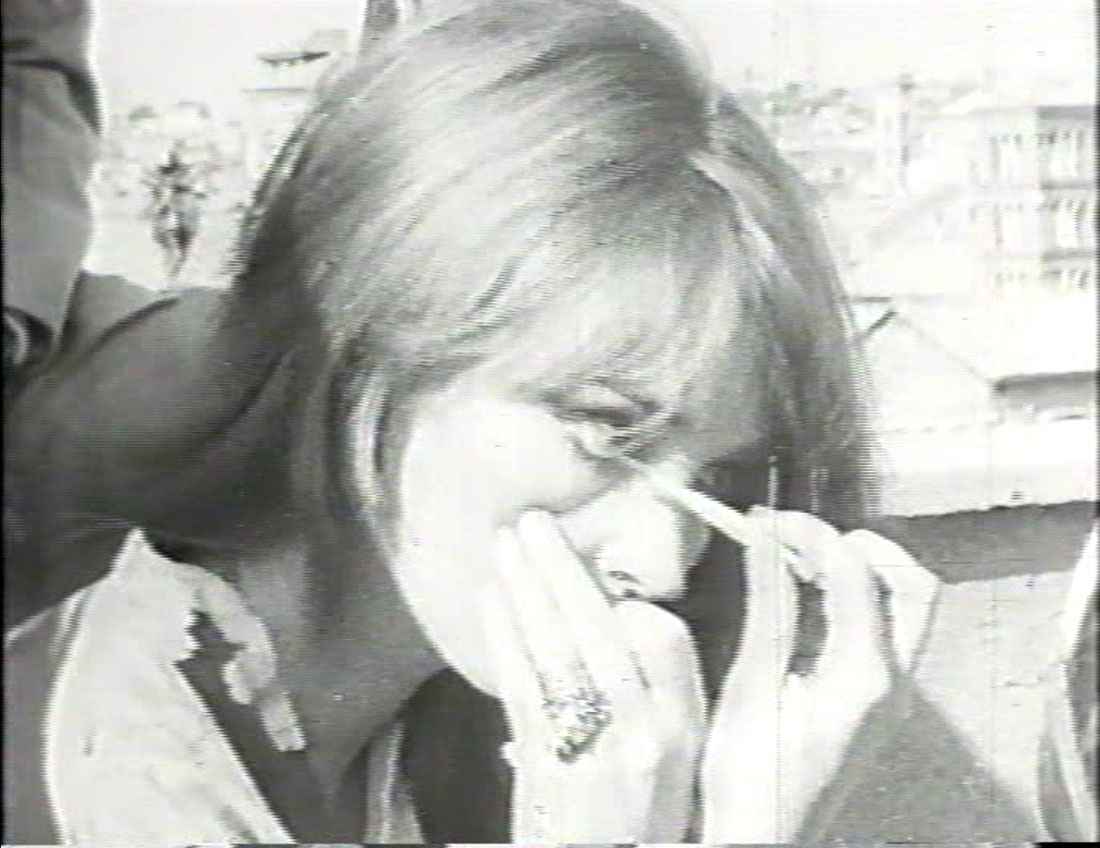 Giosetta Fioroni, fotogramma dal film Coppie, 1967 Giosetta Fioroni, fotogramma dal film Coppie, 1967