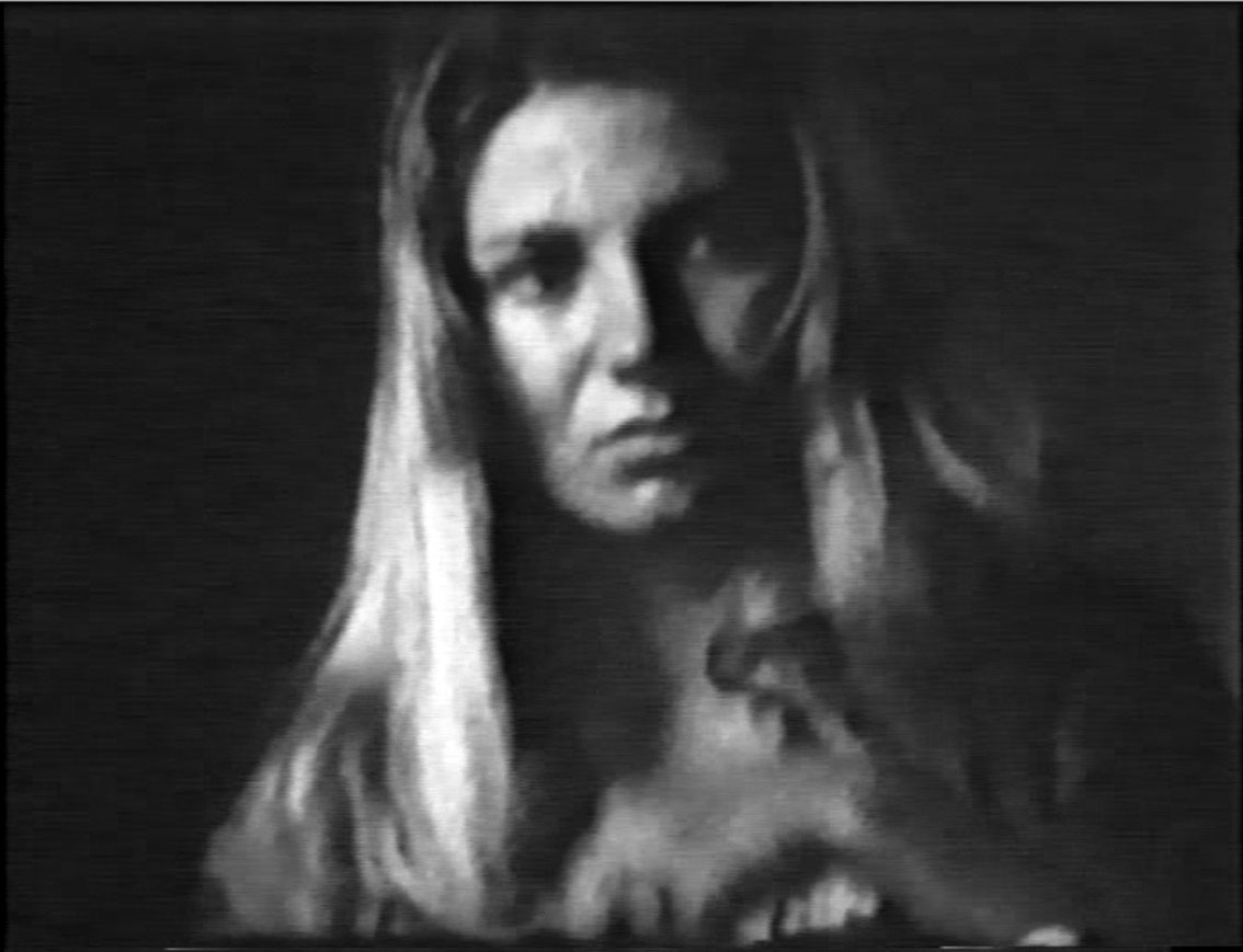 Giosetta Fioroni, fotogramma dal film Solitudine femminile, 1967 Giosetta Fioroni, fotogramma dal film Solitudine femminile, 1967