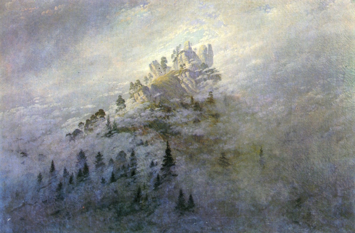 Caspar David Friedrich, Nebbia mattutina in montagna, 1808