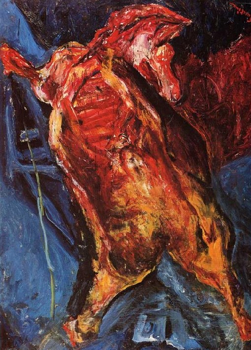 Chaim Soutine, Boeuf écorché o Carcasse de boeuf (Bue scorticato o carcassa di bue, 1925)