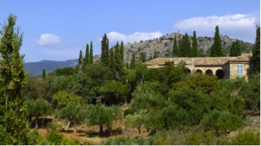  Veduta della villa di Patrick Leigh Fermor a Kardamyli, nel Peloponneso ©