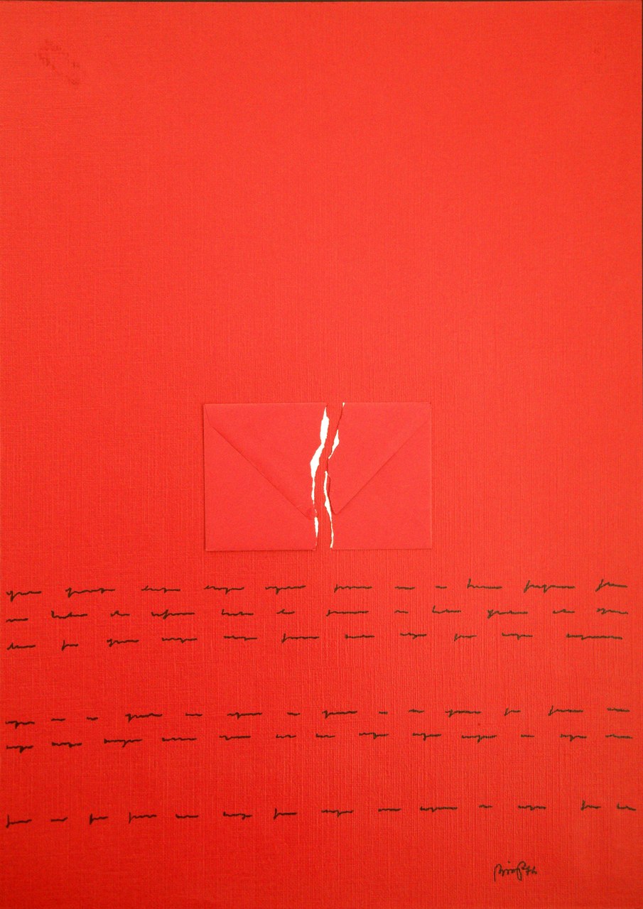 Tomaso Binga, Lettera rossa, 1974