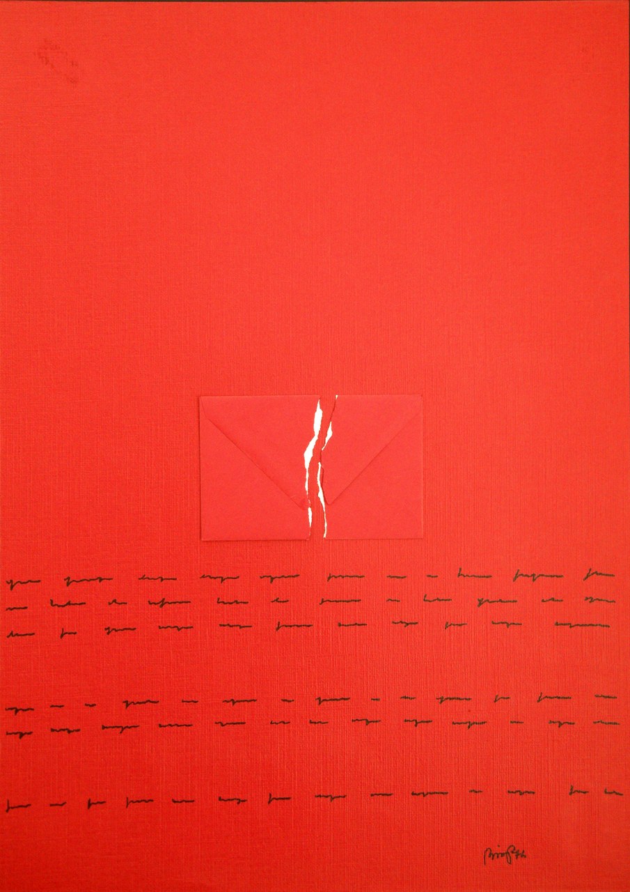 Tomaso Binga, Lettera rossa, 1974