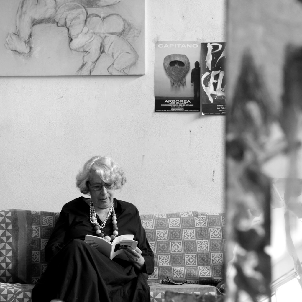 Giosetta Fioroni, foto di Enrico Minasso Giosetta Fioroni, foto di Enrico Minasso