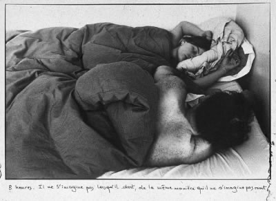 S. Calle, ‘8 heures. Il ne s’imaginepas…’, in Les Dormeurs, 1979 S. Calle, ‘8 heures. Il ne s’imaginepas…’, in Les Dormeurs, 1979