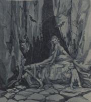 Giovanni Battista Galizzi, Il vero aspetto di Alcina, tavola in tricromia, 1945