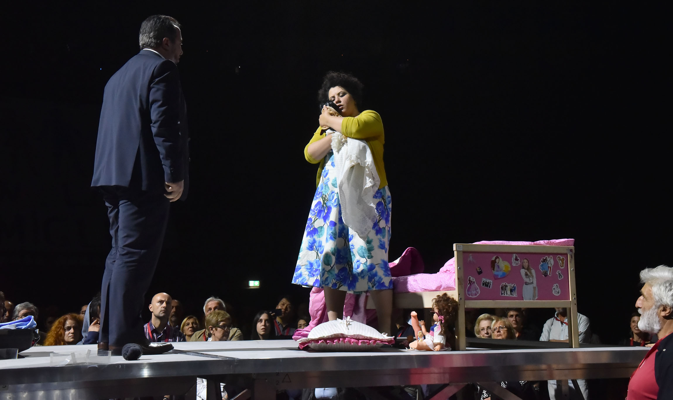 Francesco Landolfi (Stankar), Maria Katzarava (Lina), © Roberto Ricci