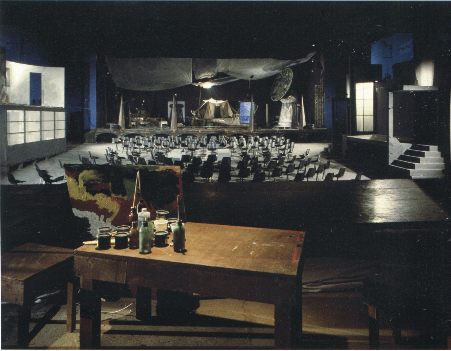 Falso Movimento, Ritorno ad Alphaville, regia Mario Martone, Benevento, 1986 ©Cesare Accetta Falso Movimento, Ritorno ad Alphaville, regia Mario Martone, Benevento, 1986 ©Cesare Accetta