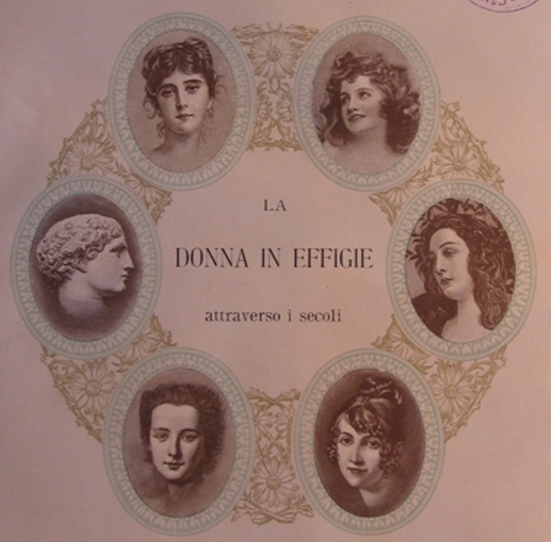 Frontespizio del volume di A. Dayot, La donna in effigie attraverso i secoli, 1901
