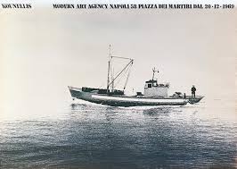 Manifesto della mostra Jannis Kounellis alla Modern Art Agency di Napoli, 1969. Fotografia Mimmo Jodice Manifesto della mostra Jannis Kounellis alla Modern Art Agency di Napoli, 1969. Fotografia Mimmo Jodice