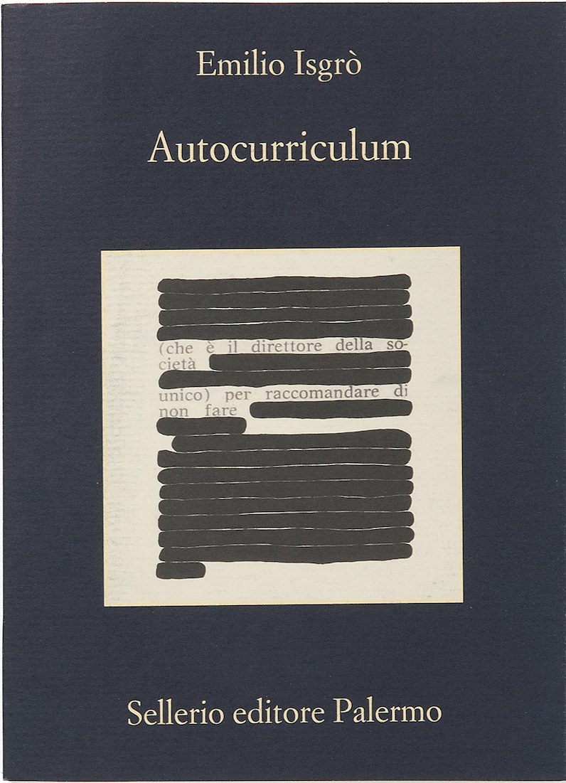 Emilio Isgrò, Autocurriculum, 2017 Emilio Isgrò, Autocurriculum, 2017