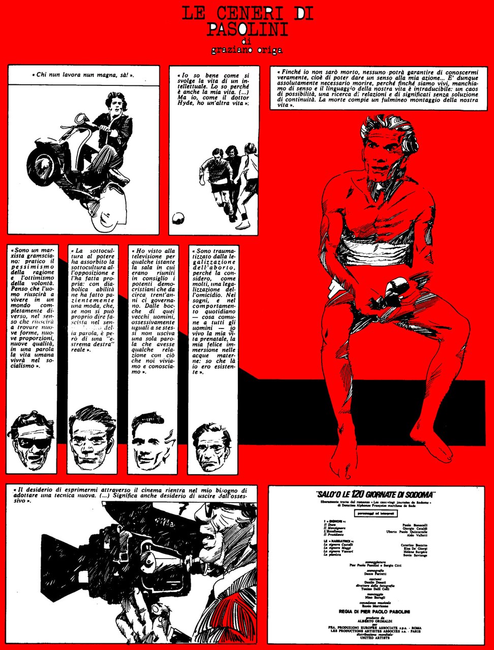 Graziano Origa, ‘Le ceneri di Pasolini’, Contro, 1976 Graziano Origa, ‘Le ceneri di Pasolini’, Contro, 1976