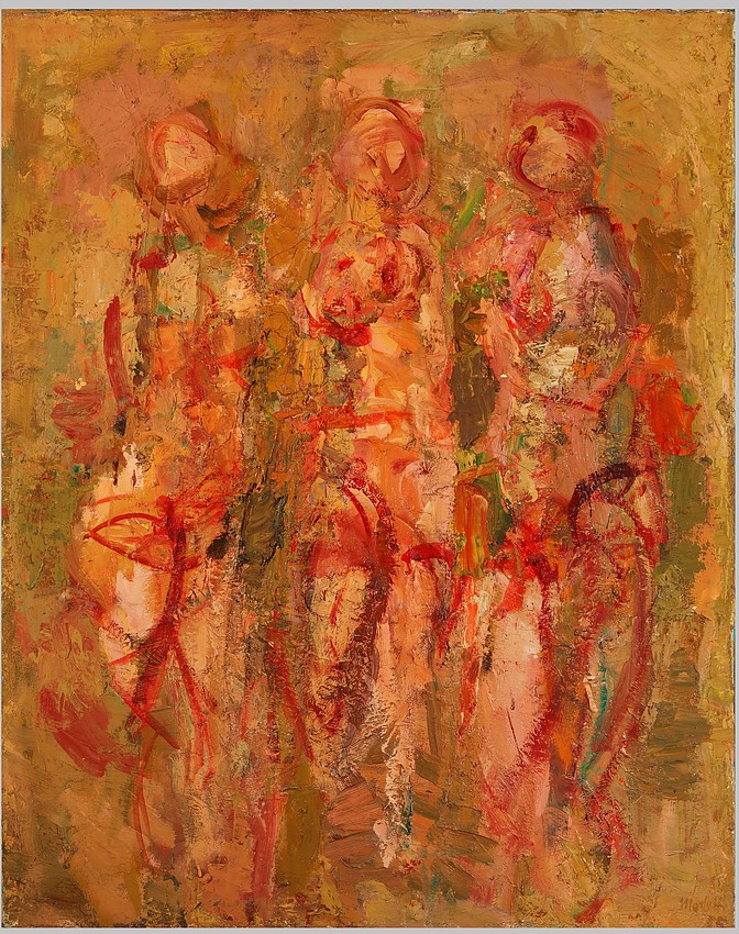 Ennio Morlotti, Le Tre Grazie, 1955 Ennio Morlotti, Le Tre Grazie, 1955