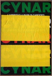 Mimmo Rotella, Blank
Cynar jaune, 1980