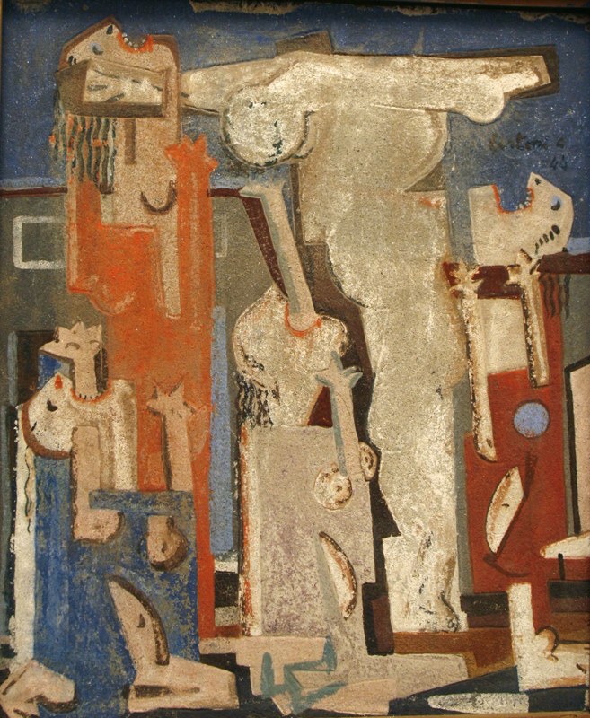 Giovanni Testori, Crocifissione, 1944 Giovanni Testori, Crocifissione, 1944