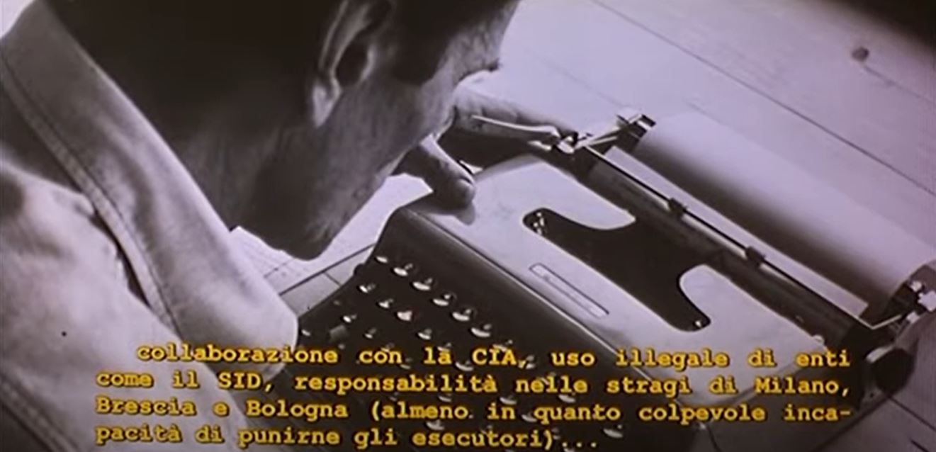  Fotogramma tratto dal film Pasolini, un delitto italiano (1995) di Marco Tullio Giordana