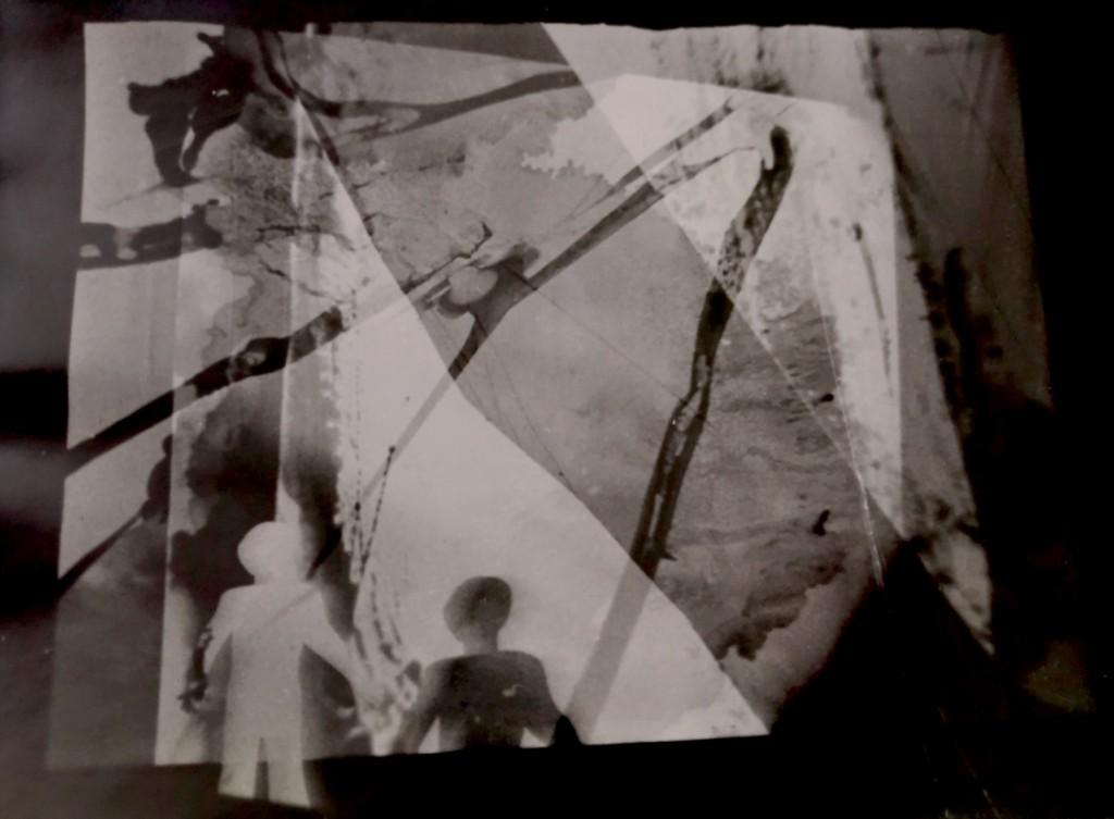 Fotografia di scena, Collage, 14-15-16 maggio 1961, Teatro Eliseo, Roma. Courtesy Archivio Achille Perilli, Orvieto.