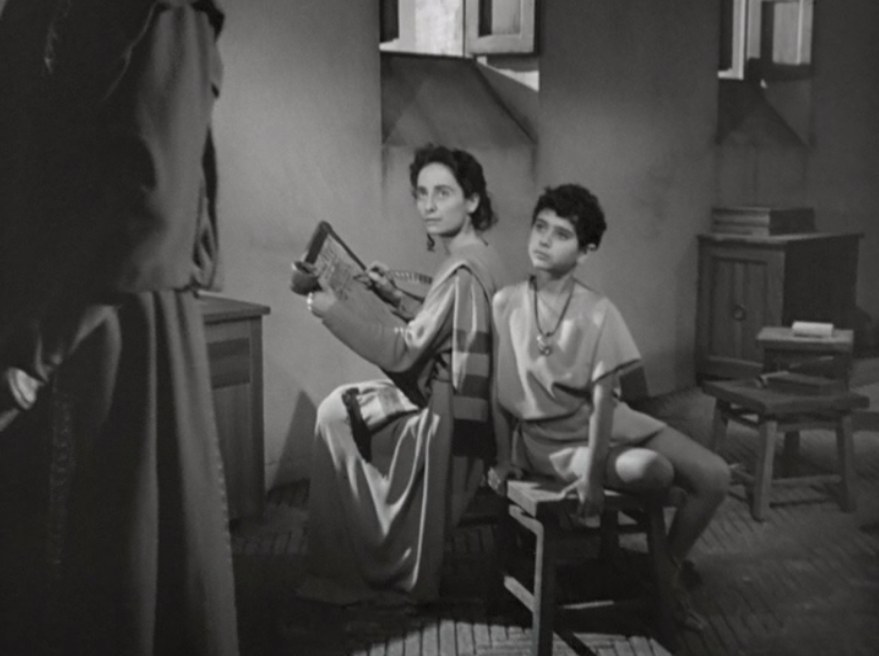 Goliarda Sapienza nei panni di Letizia, in Fabiola (1948) di Alessandro Blasetti Goliarda Sapienza nei panni di Letizia, in Fabiola (1948) di Alessandro Blasetti