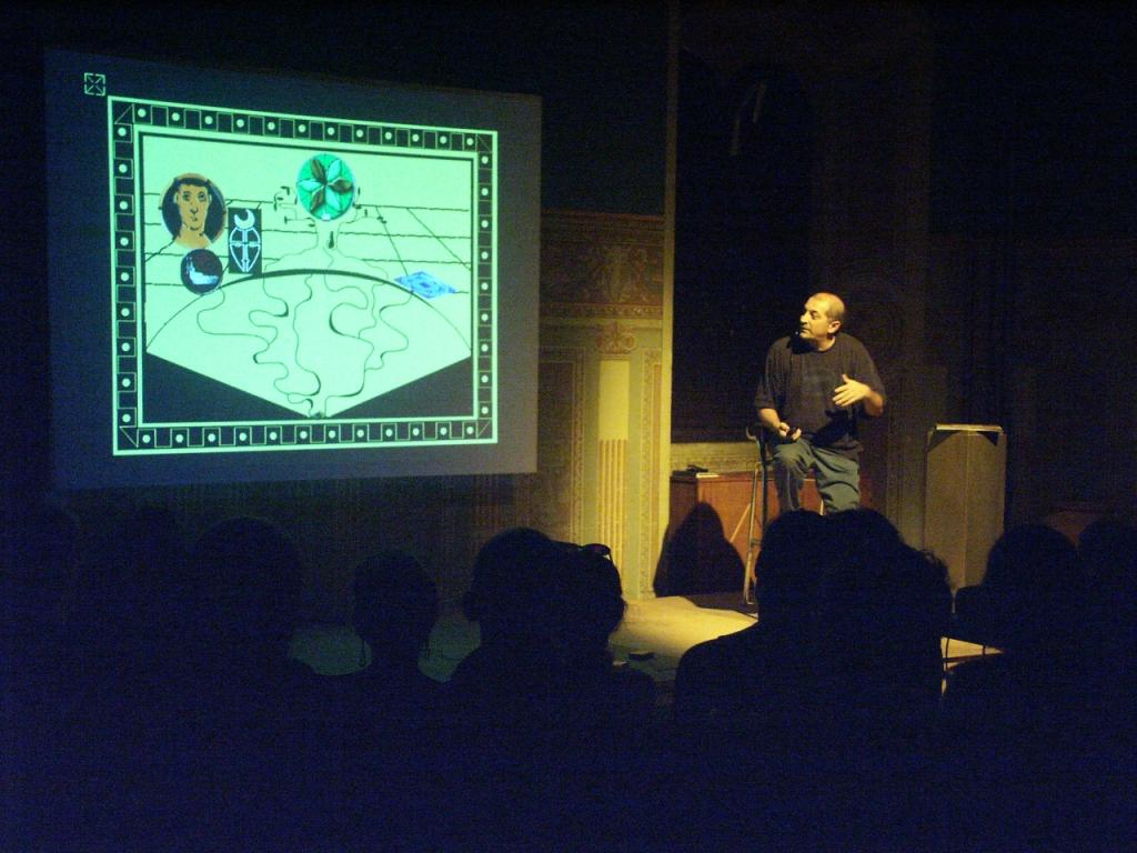 Giacomo Verde in Storie Mandaliche 2.0 (2003), foto R. Buratta, Archivio Giacomo Verde Giacomo Verde in Storie Mandaliche 2.0 (2003), foto R. Buratta, Archivio Giacomo Verde