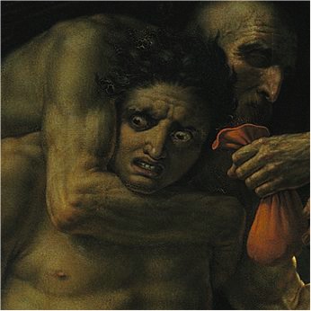 A.-L. Girodet, Scène de Déluge, dettaglio, 1806, Paris, Musée du Louvre A.-L. Girodet, Scène de Déluge, dettaglio, 1806, Paris, Musée du Louvre