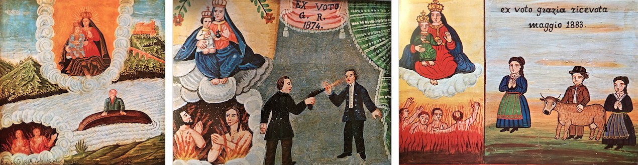 Raccolta di ex-voto nei quali a intervenire sono le Anime Purganti Raccolta di ex-voto nei quali a intervenire sono le Anime Purganti