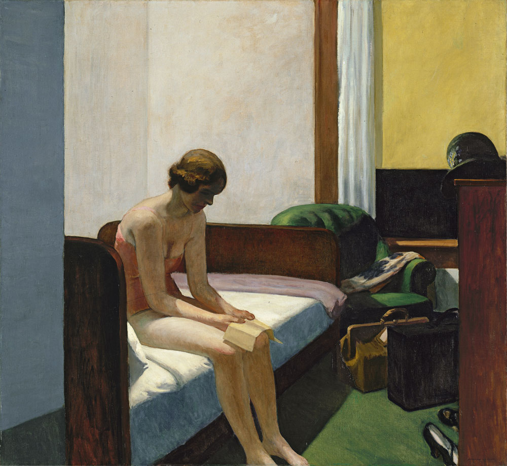 Edward Hopper, Hotel Room, 1931, Madrid © Museo Thyssen-Bornemisza Edward Hopper, Hotel Room, 1931, Madrid © Museo Thyssen-Bornemisza