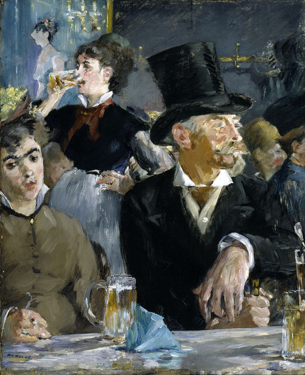Édouard Manet, Café concert (olio su tela, 1879), The Walters Art Museum, Baltimore Édouard Manet, Café concert (olio su tela, 1879), The Walters Art Museum, Baltimore
