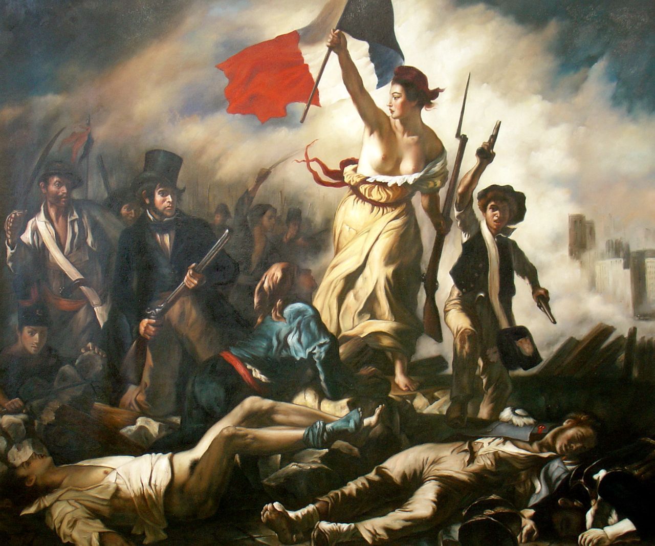 Eugène Delacroix, La Liberté guidant le peuple Eugène Delacroix, La Liberté guidant le peuple