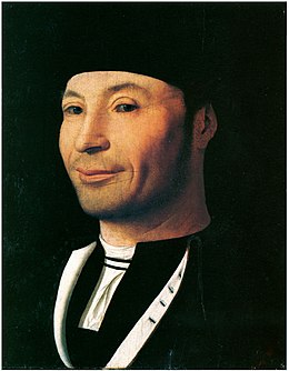 Antonello da Messina, Ritratto d’ignoto, olio su tavola, 1465-1476