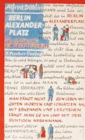 Alfred D&ouml;blin, Berlin Alexanderplatz, Berlin, S. Fischer Verlag, 1929 (copertina progettata da Georg Salter)
