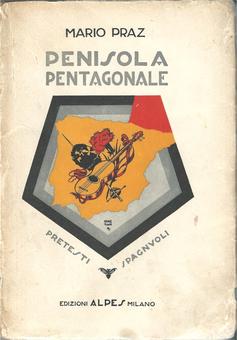 Mario Praz, Penisola pentagonale, Milano, Alpes, 1928
