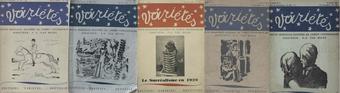 Copertine di Vari&eacute;t&eacute;s. Revue Mensuelle Illustr&eacute;e de l&rsquo;esprit contemporain, 1928-1930

