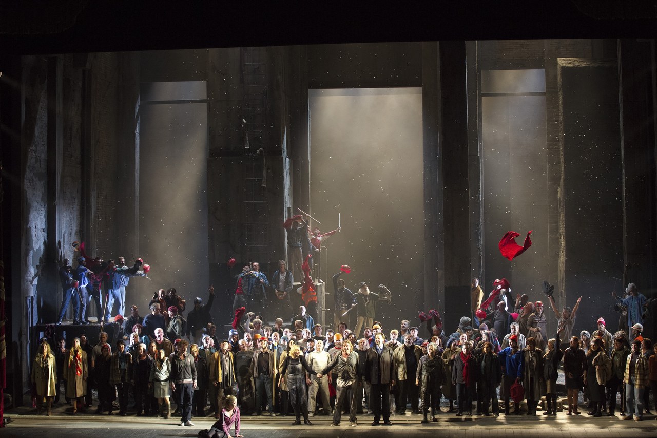 Fidelio, regia di Deborah Warner, 2014. Foto Brescia e Amisano © Teatro alla Scala di Milano Fidelio, regia di Deborah Warner, 2014. Foto Brescia e Amisano © Teatro alla Scala di Milano