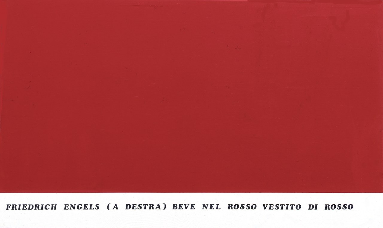 Emilio Isgrò, Dittico Marx-Engels (destra) 1974 Emilio Isgrò, Dittico Marx-Engels (destra) 1974