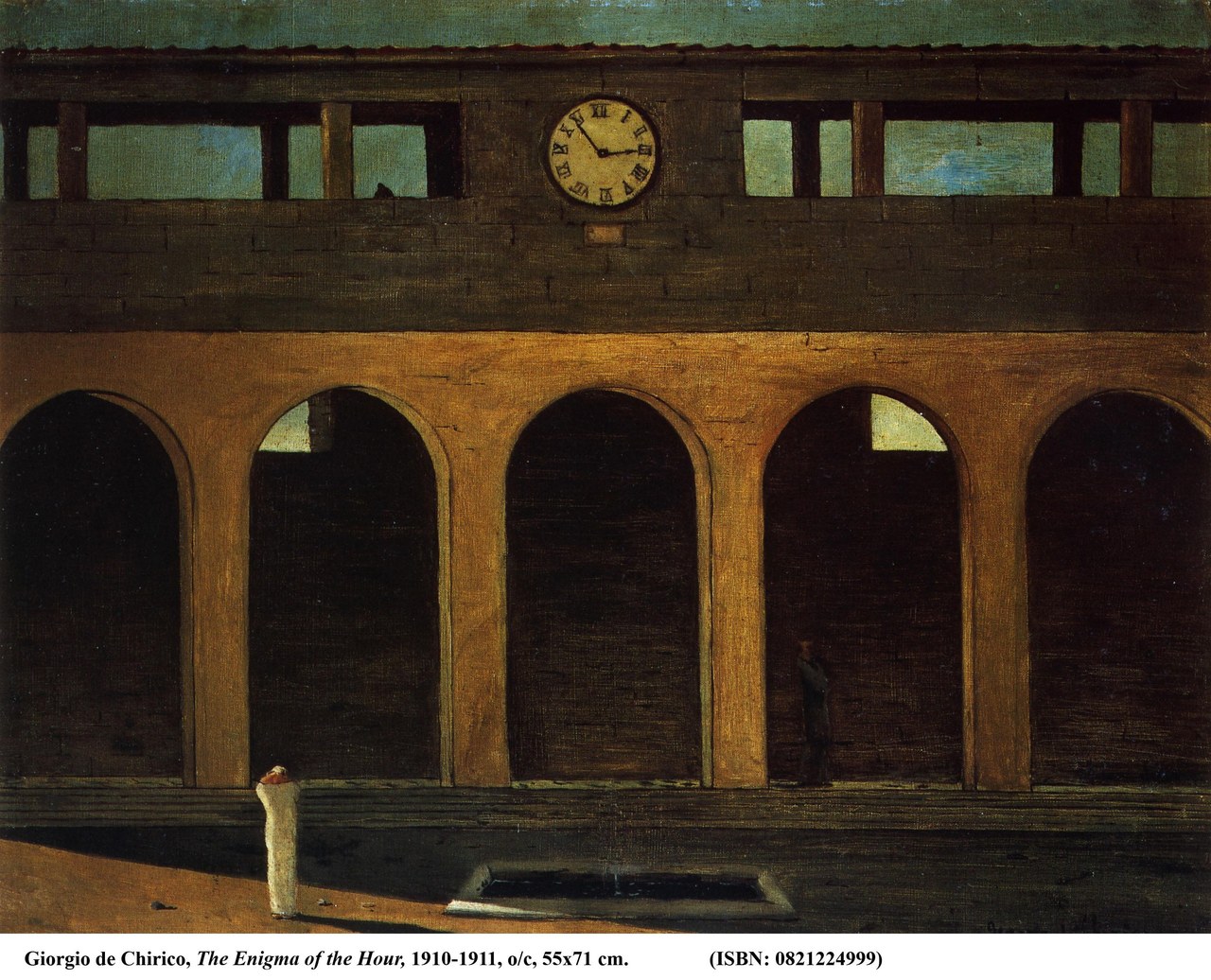 Giorgio De Chirico, L’enigma dell’ora, 1910, Firenze, collezione privata Giorgio De Chirico, L’enigma dell’ora, 1910, Firenze, collezione privata