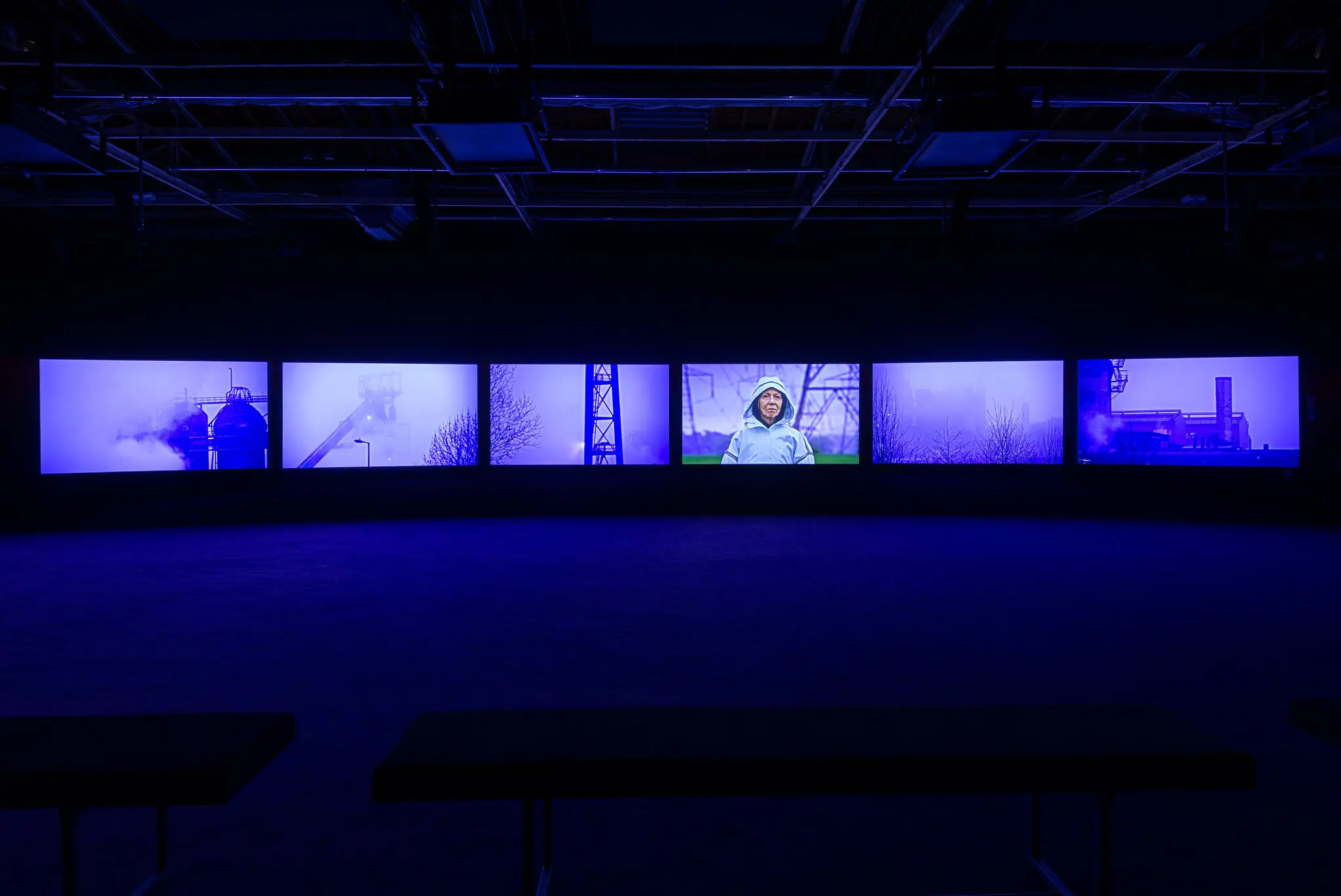 John Akomfrah, Purple, 2017, Courtesy Smoking Dogs Films and Lisson Gallery John Akomfrah, Purple, 2017, Courtesy Smoking Dogs Films and Lisson Gallery