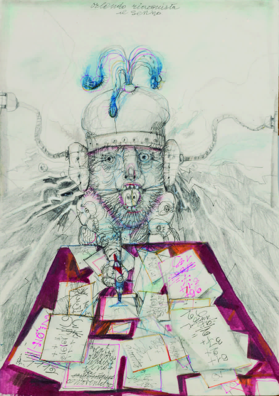 Antonio Possenti, Orlando riacquista il senno, 2016, Comune di Castelnuovo di Garfagnana