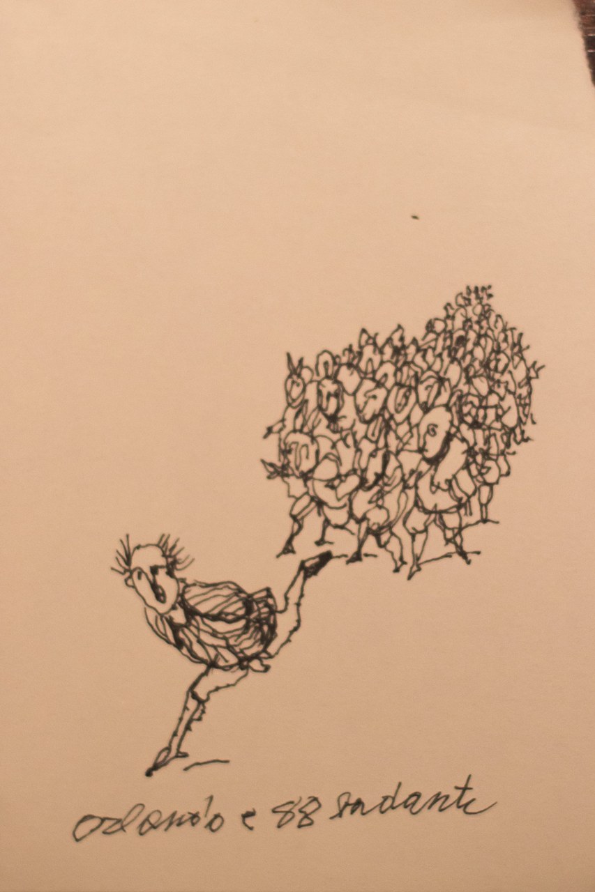 Antonio Possenti, Orlando e ottantotto badanti, 2016, collezione privata Antonio Possenti, Orlando e ottantotto badanti, 2016, collezione privata