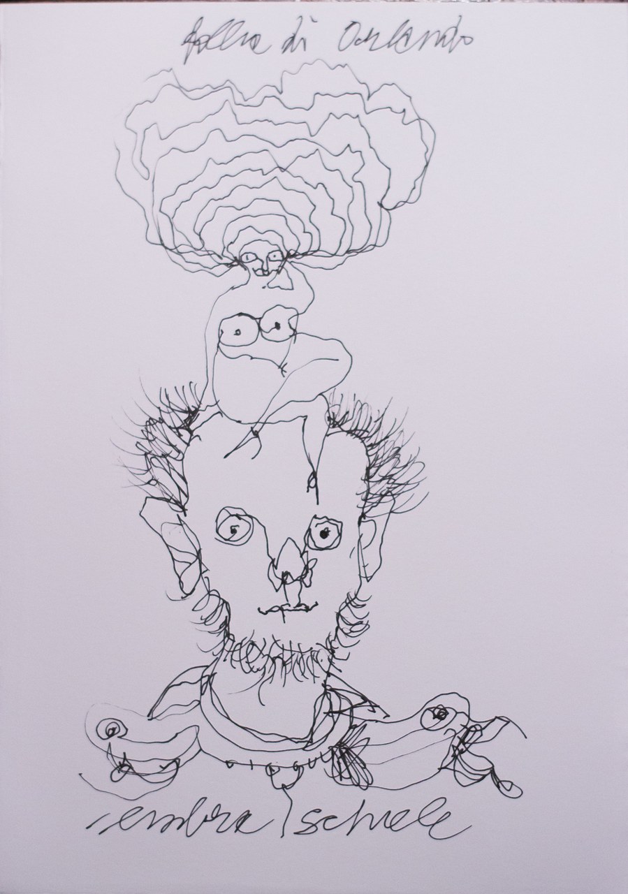 Antonio Possenti, Follia di Orlando. Sembra Schiele, 2016, collezione privata Antonio Possenti, Follia di Orlando. Sembra Schiele, 2016, collezione privata