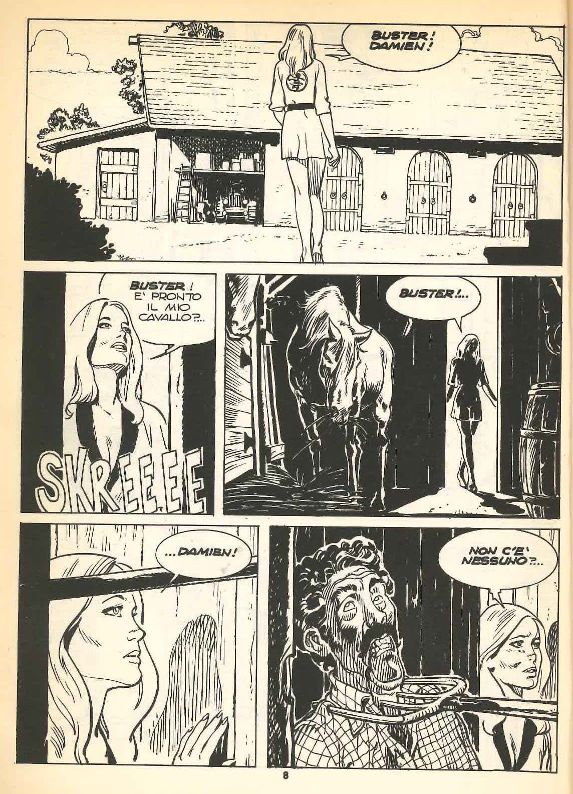 Luigi Piccatto, Dylan Dog #8, china su carta, 1987 Luigi Piccatto, Dylan Dog #8, china su carta, 1987