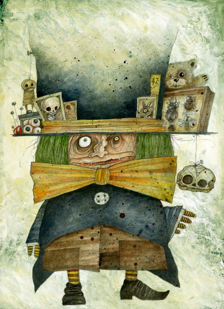  Illustrazione di Stefano Bessoni per Alice sottoterra Logos 2015