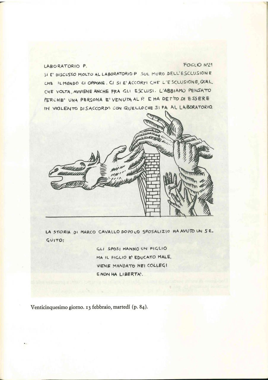 l’esperimento di Marco Cavallo l’esperimento di Marco Cavallo