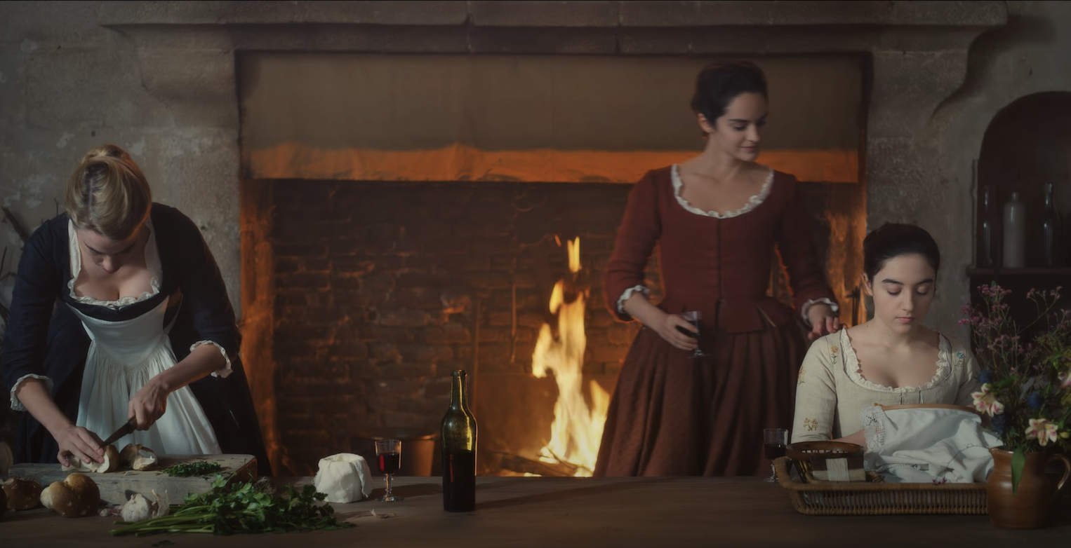  Screenshot da terzi del film Portrait de la jeune fille en feu di Céline Sciamma, 2019