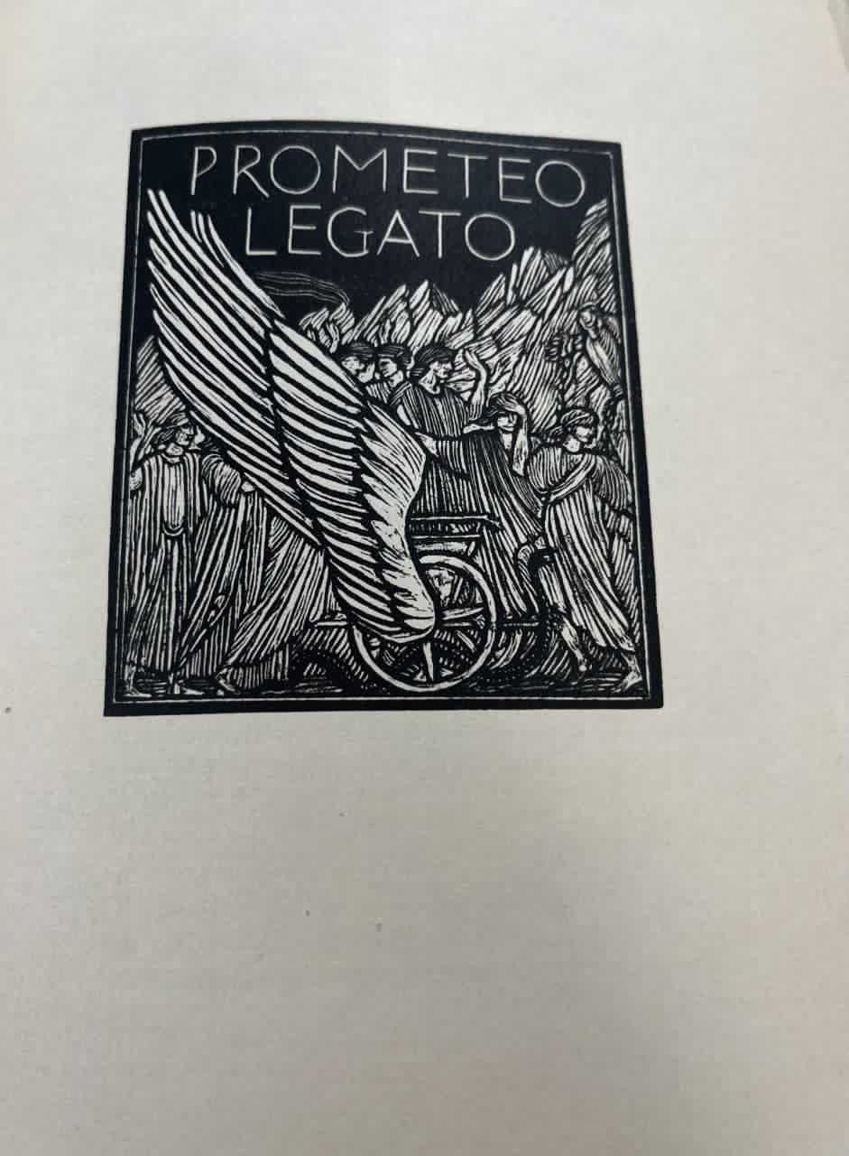 Aeschylus, Tragedie di Eschilo, tradotte da Ettore Romagnoli, con incisioni di A. De Carolis, Bologna, Zanichelli, 1922 (Biblioteca Cantonale di Lugano, LGC 65 L/14, frontespizio). © Biblioteca cantonale di Lugano Aeschylus, Tragedie di Eschilo, tradotte da Ettore Romagnoli, con incisioni di A. De Carolis, Bologna, Zanichelli, 1922 (Biblioteca Cantonale di Lugano, LGC 65 L/14, frontespizio). © Biblioteca cantonale di Lugano