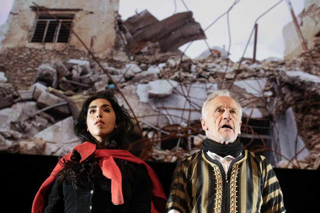 Oreste in Mosul, directed by Milo Rau, 2012. Ph: Valerie De Backer Oreste in Mosul, directed by Milo Rau, 2012. Ph: Valerie De Backer