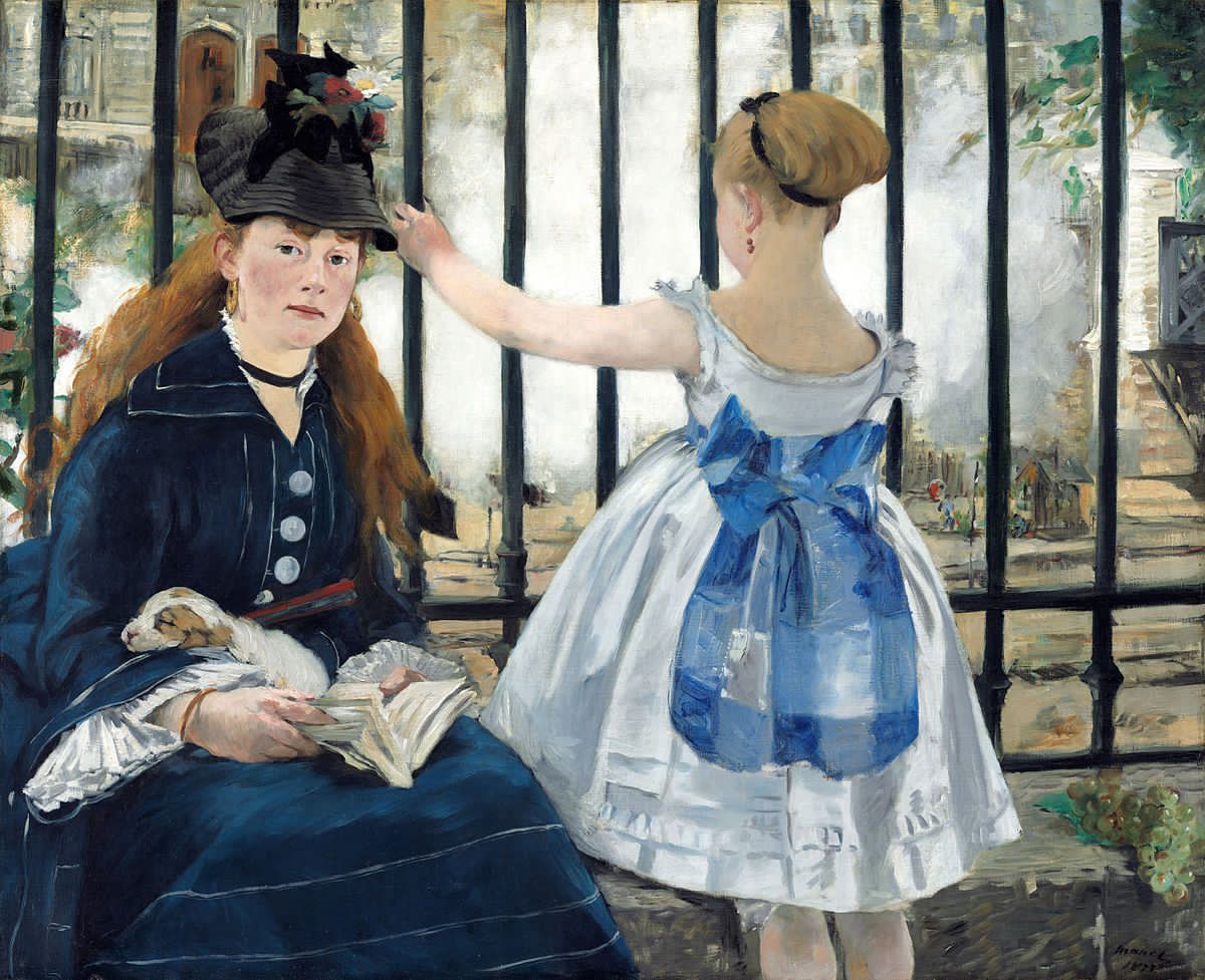 Eduard Manet, La ferrovia (1872-73 Eduard Manet, La ferrovia (1872-73