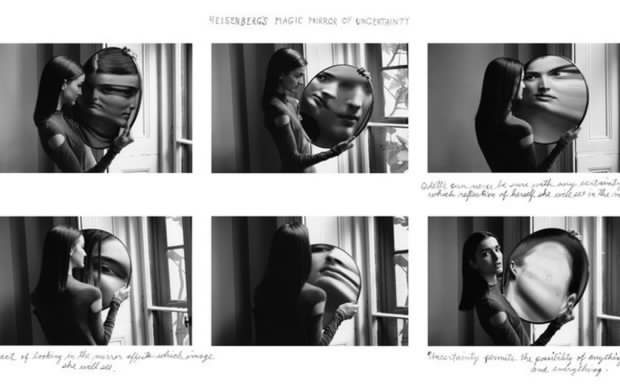 ©Duane Michals Heisenberg’s Magic Mirror of Uncertainity ©Duane Michals Heisenberg’s Magic Mirror of Uncertainity